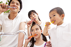 お子さんが通院習慣を身につけるお手伝いをします
